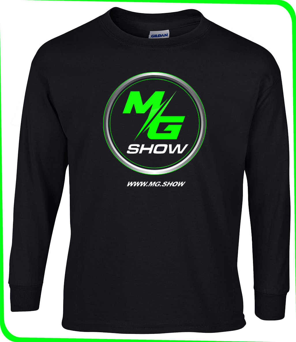 MG Show Round Logo Black L/S