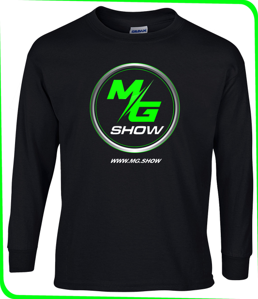 MG Show Round Logo Black L/S