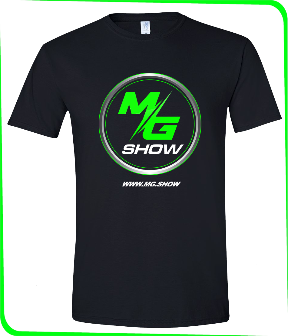 MG Show Round Logo Black T-Shirt